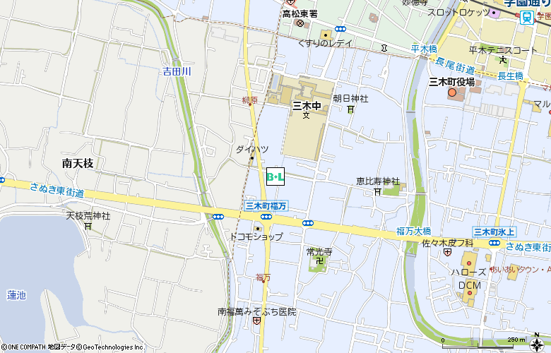 有）みきコンタクトレンズセンター付近の地図
